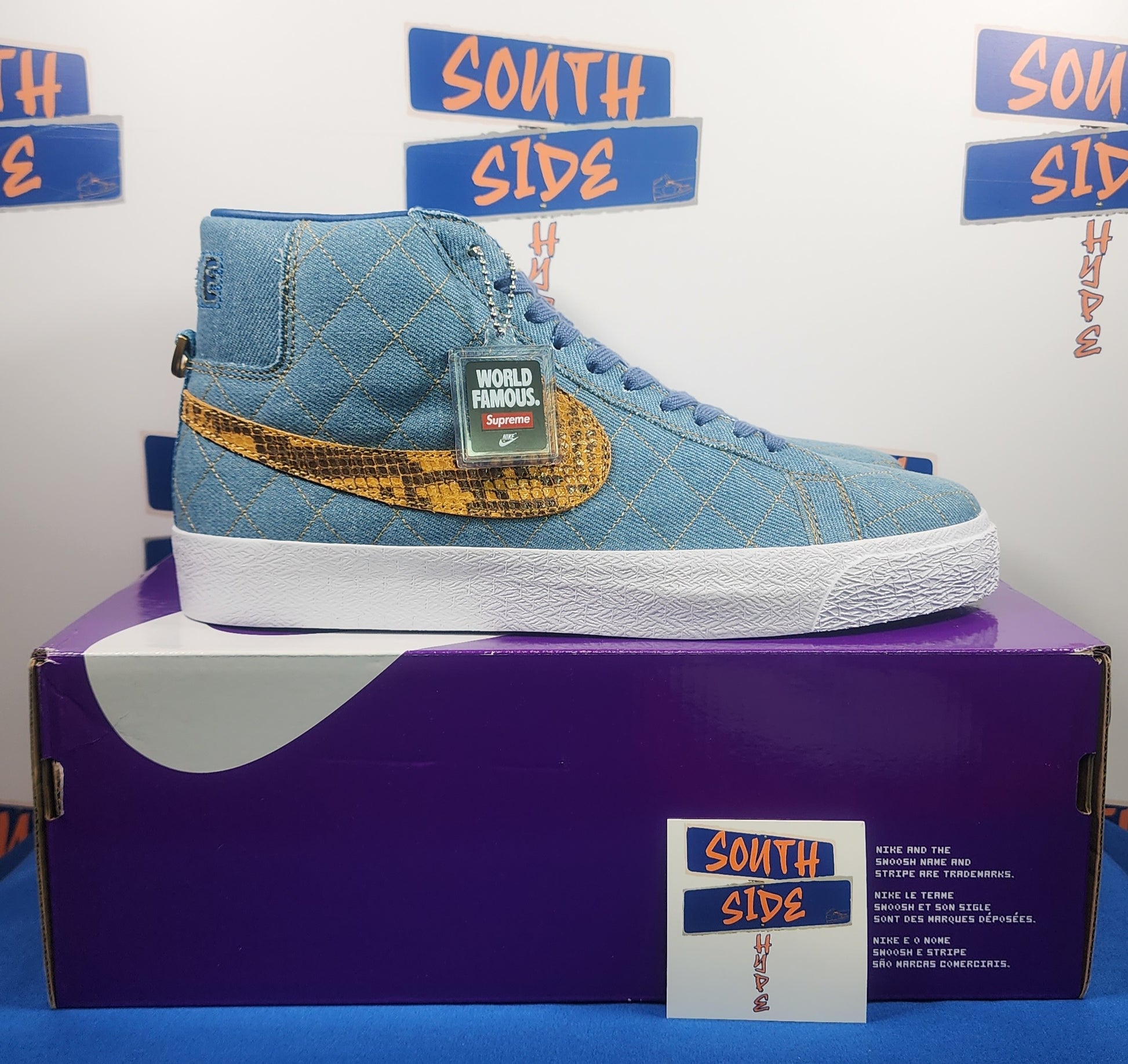 Nike Blazer Mid Denim x Supreme