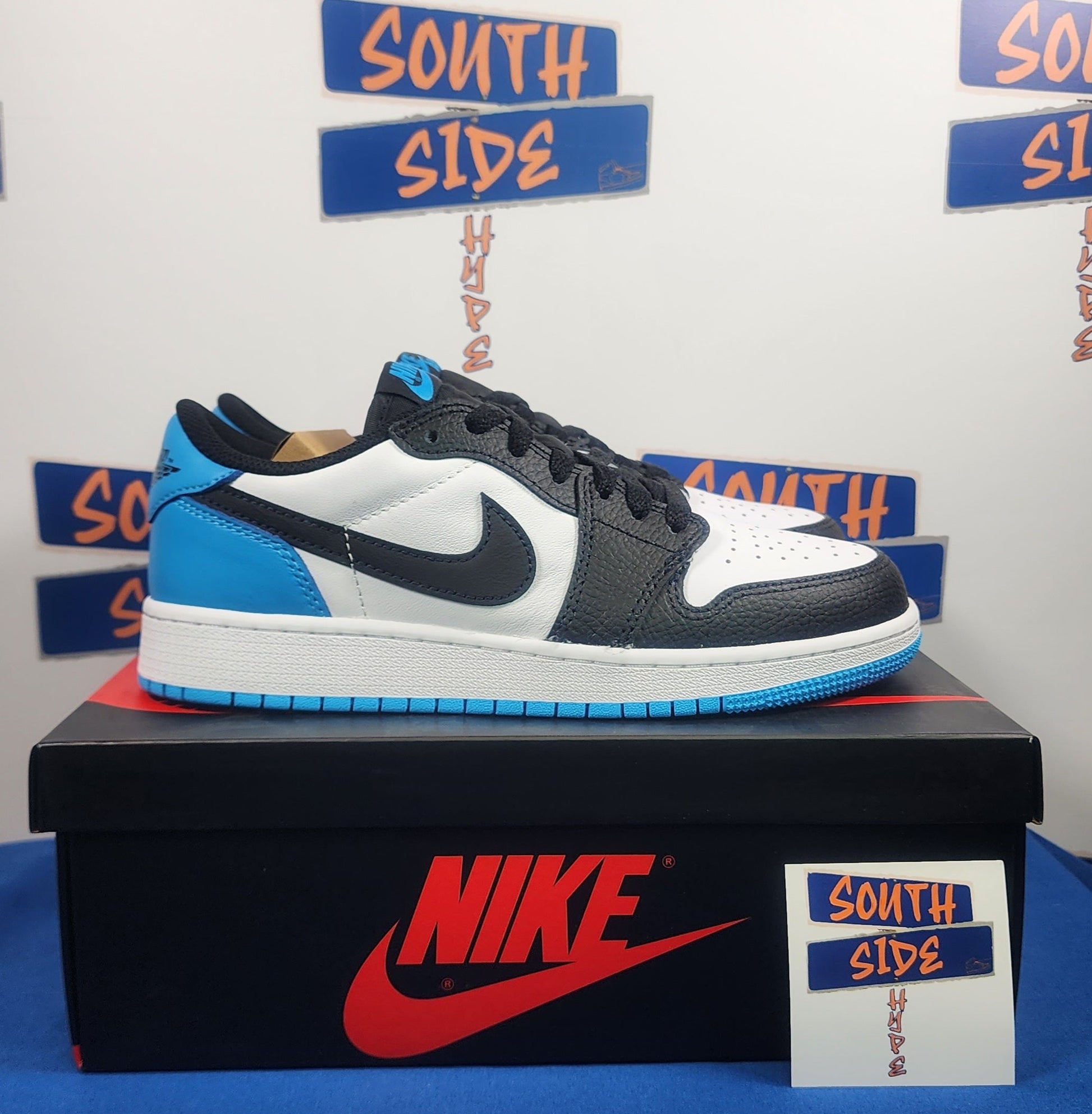 Air Jordan 1 Low Powdered Blue (Grade School)