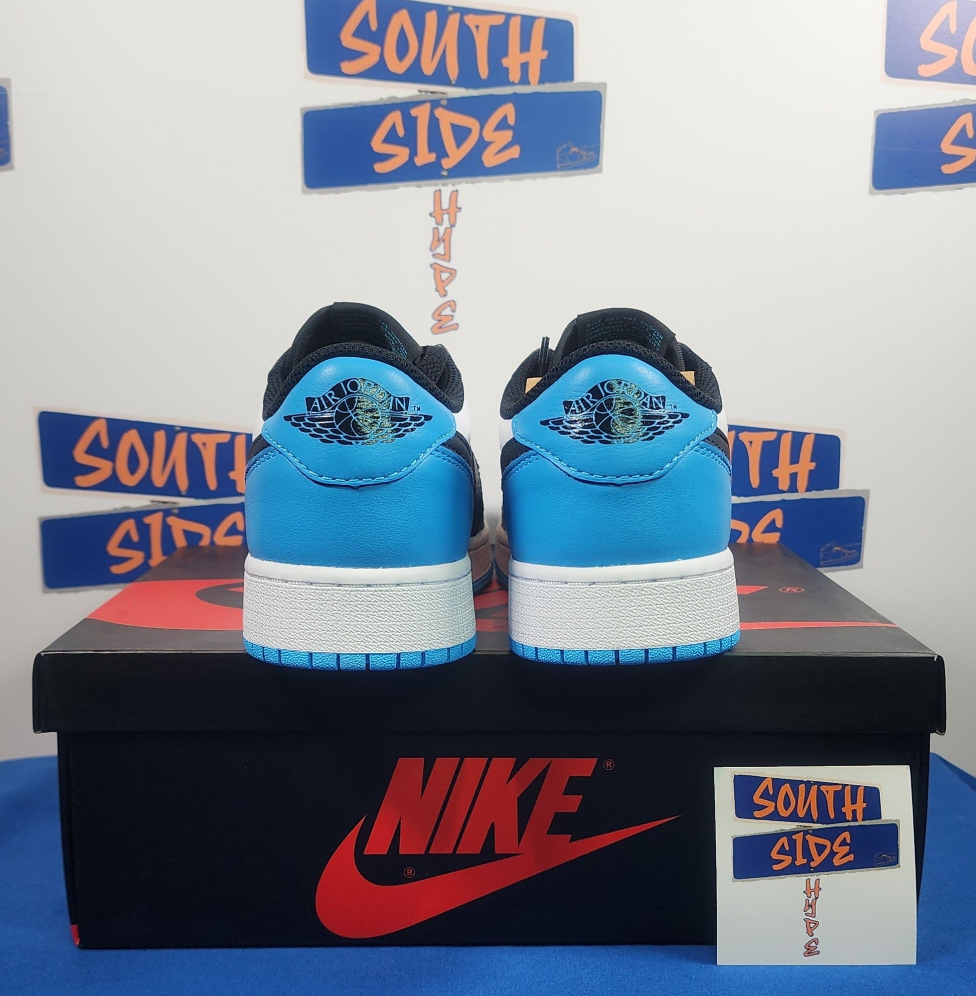 Air Jordan 1 Low Powdered Blue (Grade School)