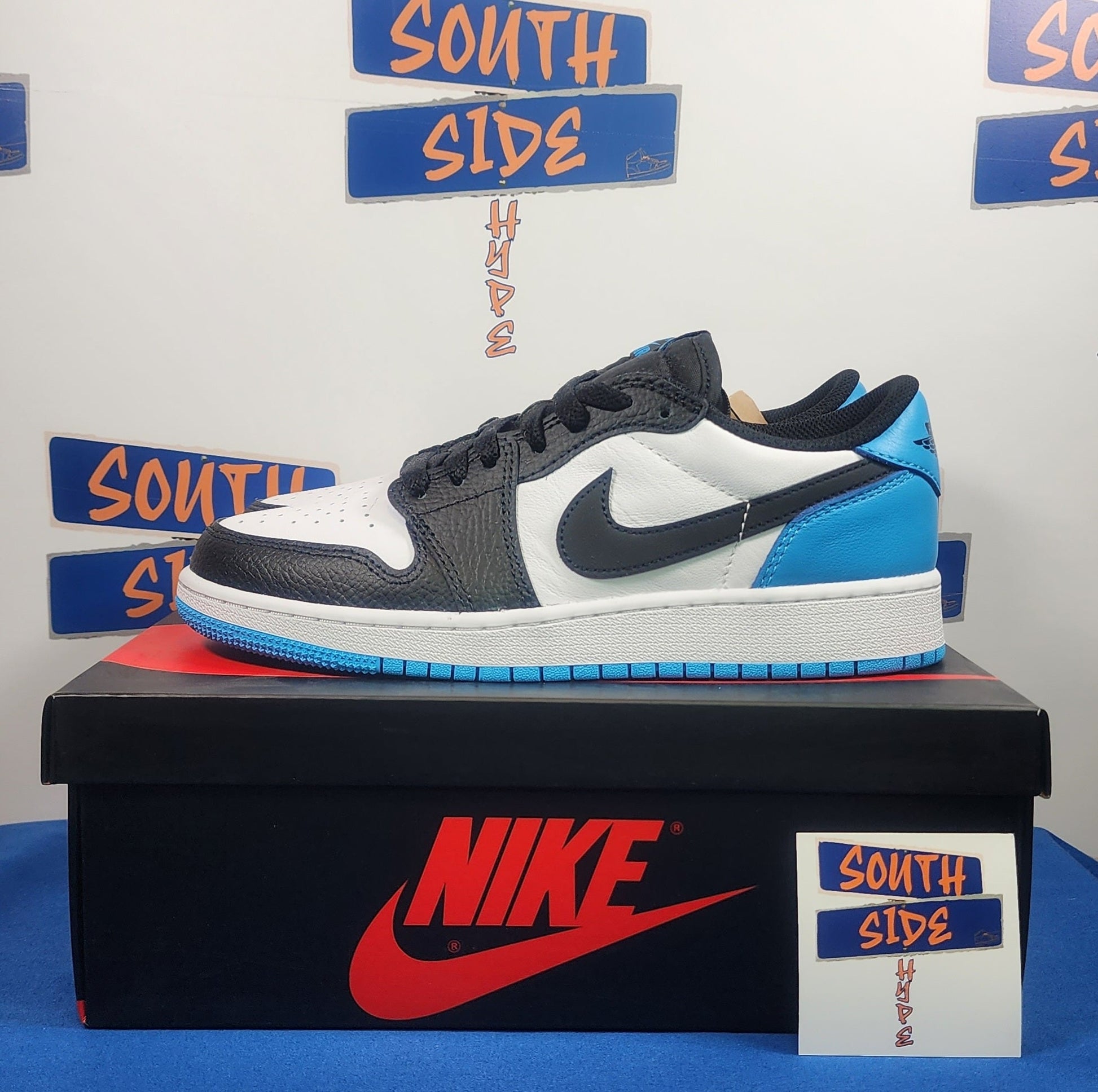 Air Jordan 1 Low Powdered Blue (Grade School)