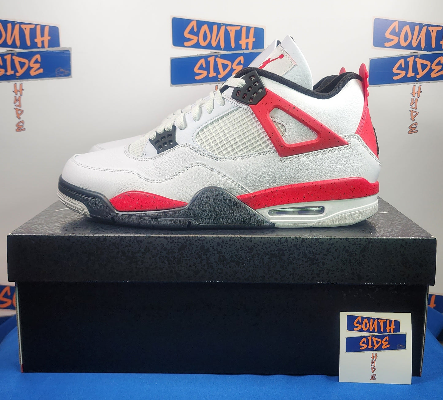 Air Jordan Retro 4 Red Cement (Grade School)