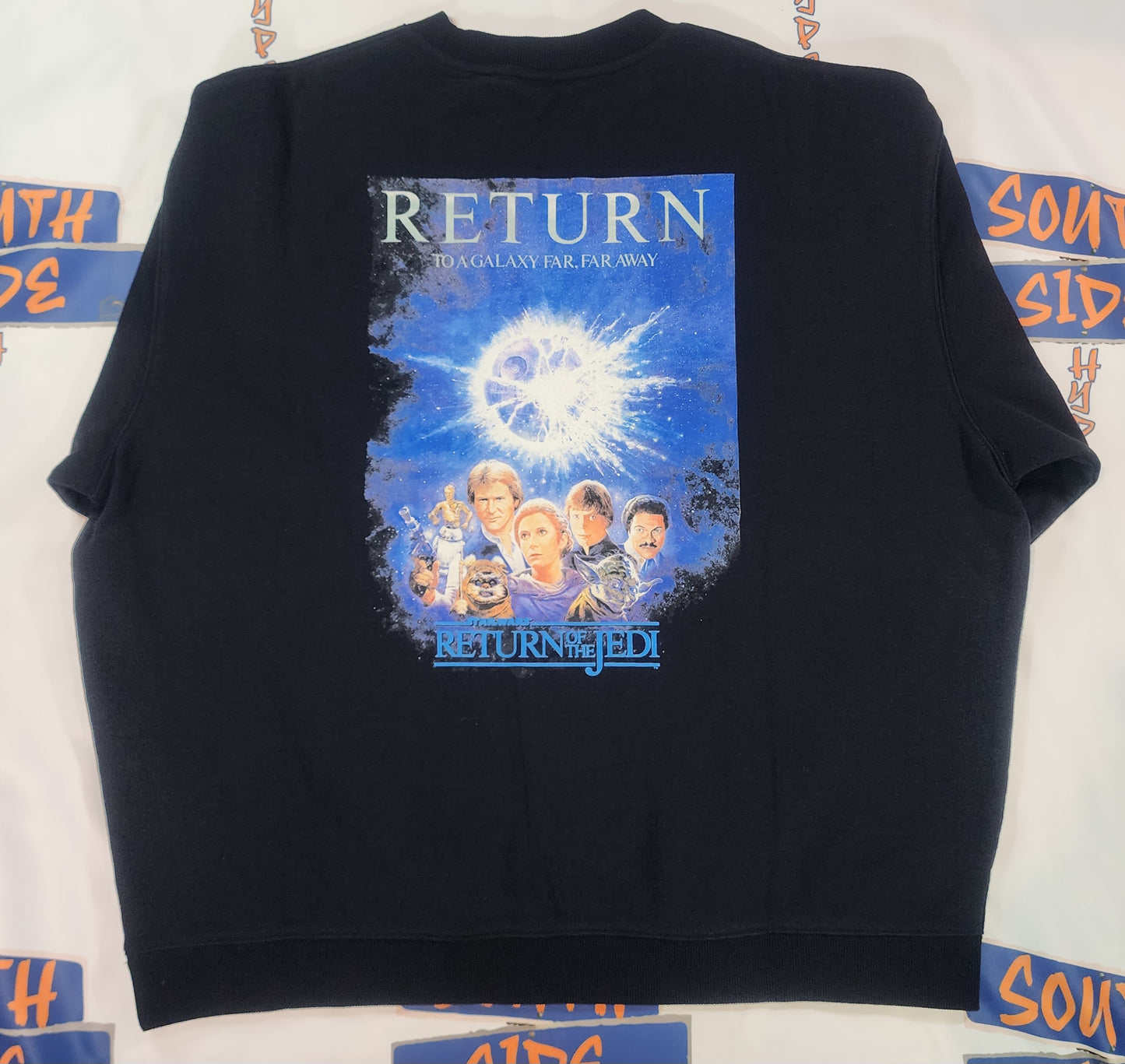 Kith x Star Wars Return Of The Jedi Poster Crewneck- Black