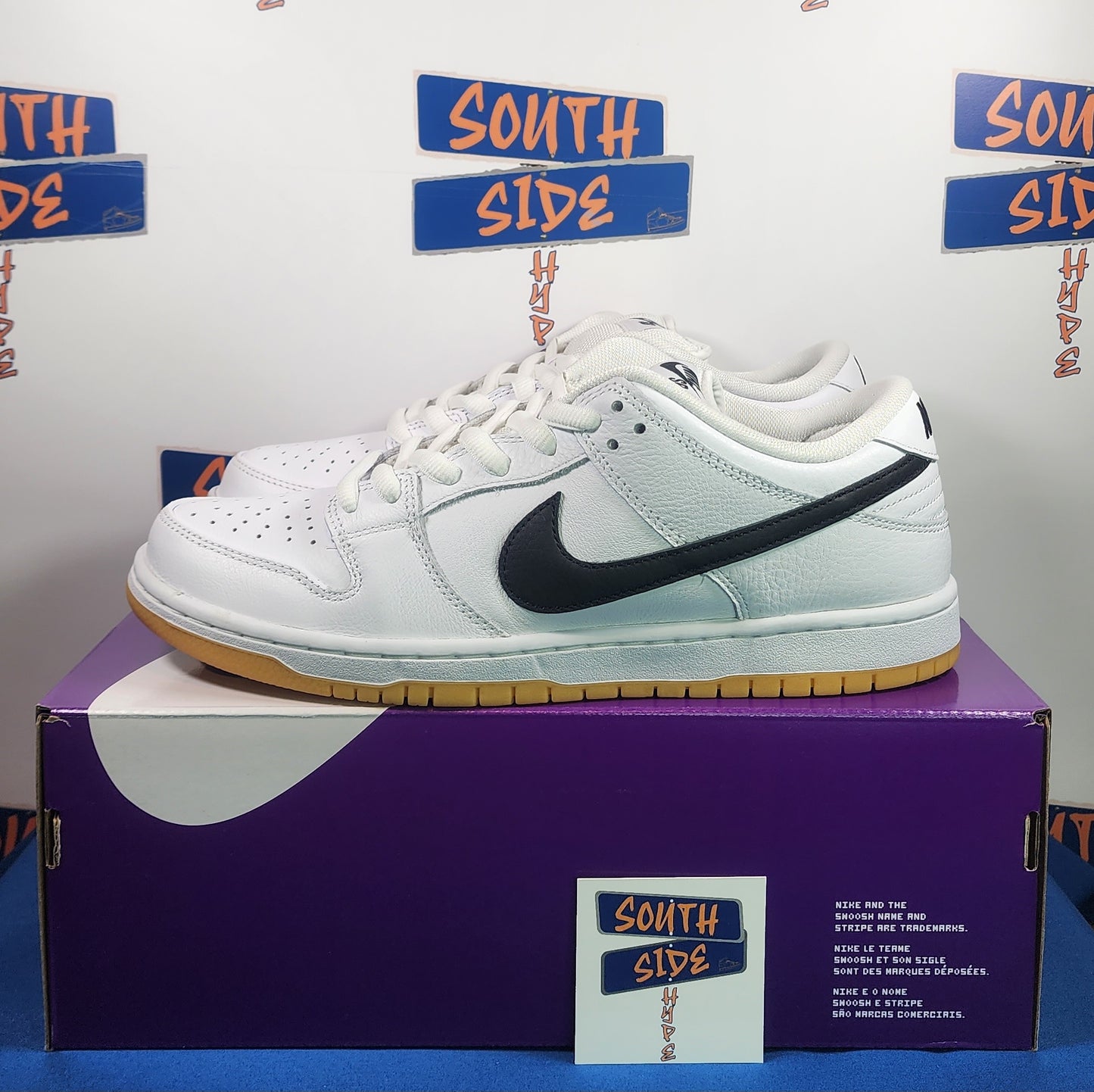 Nike SB Dunk Low Pro - White Gum