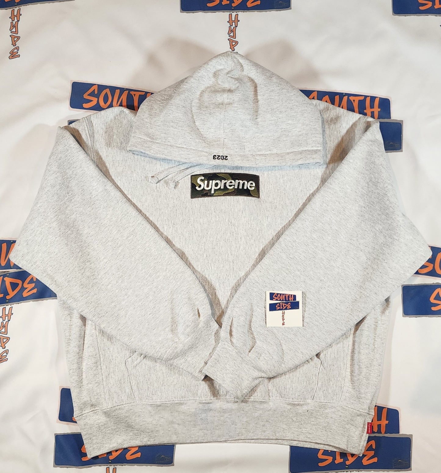 Supreme Box Logo Hoodie - Ash Grey