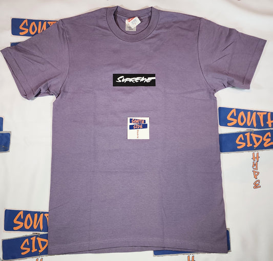 Supreme Futura Box Logo Tee Dusty Purple