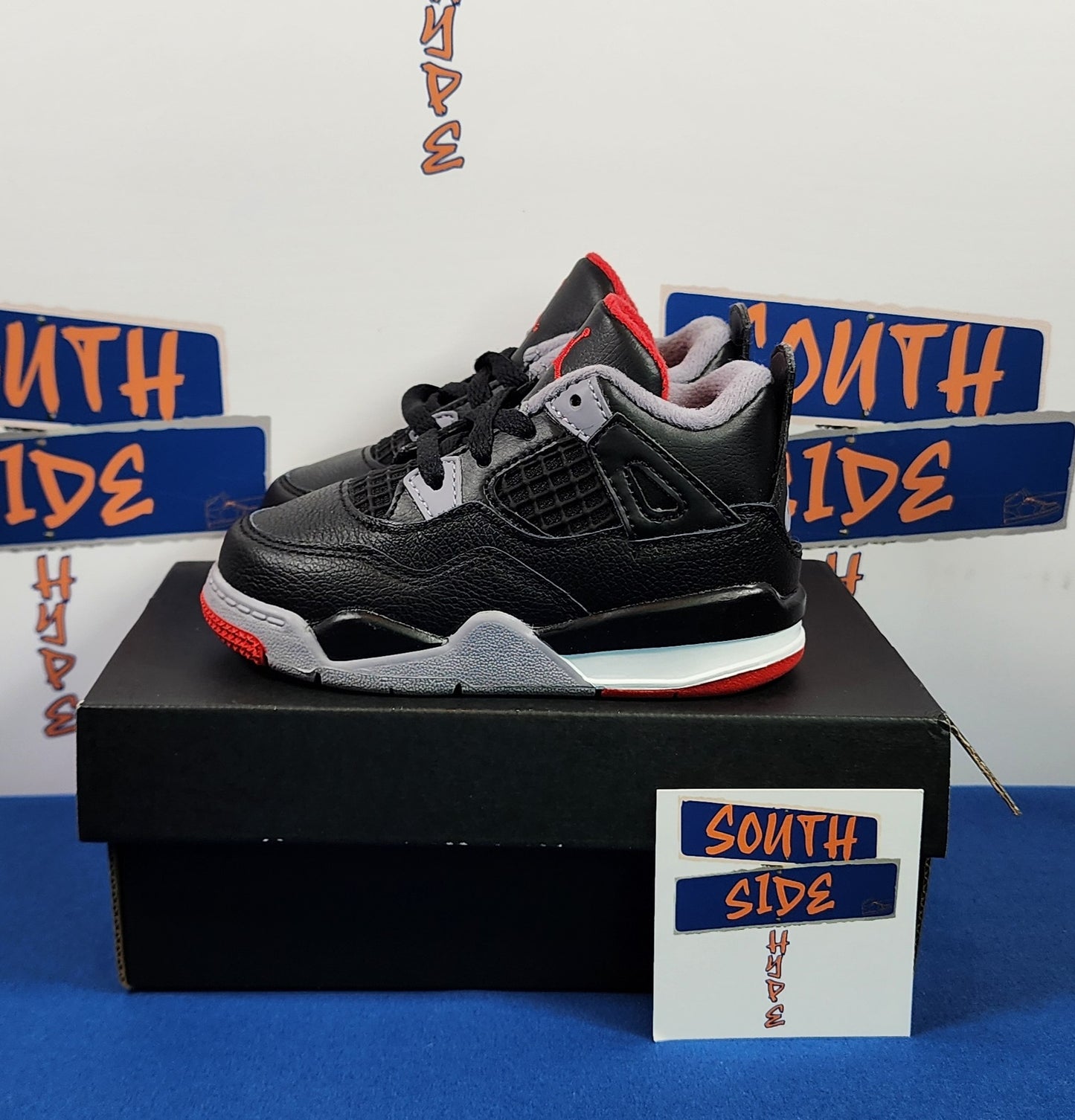 Air Jordan Retro 4 Bred Reimagined (Toddler)