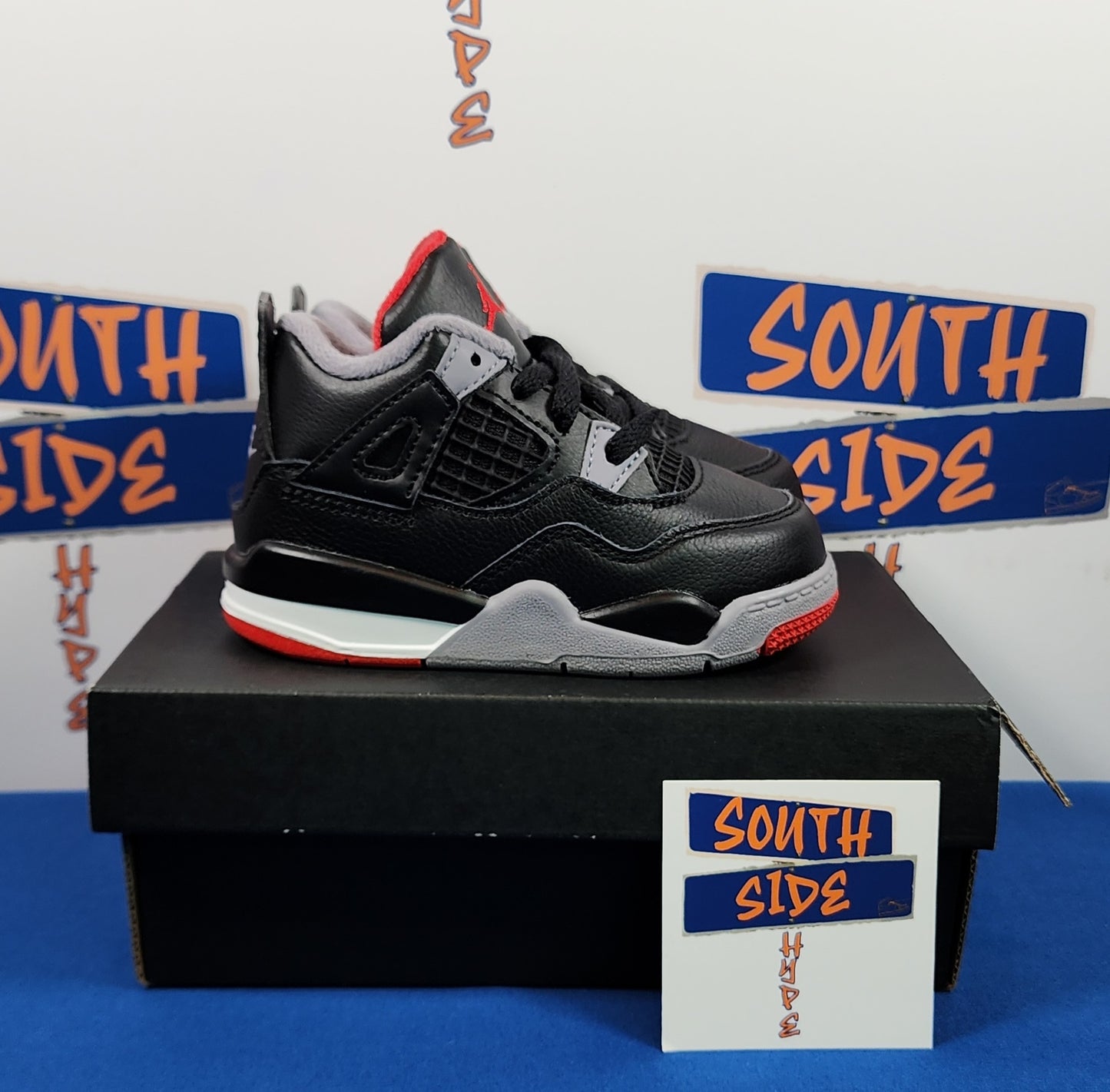 Air Jordan Retro 4 Bred Reimagined (Toddler)