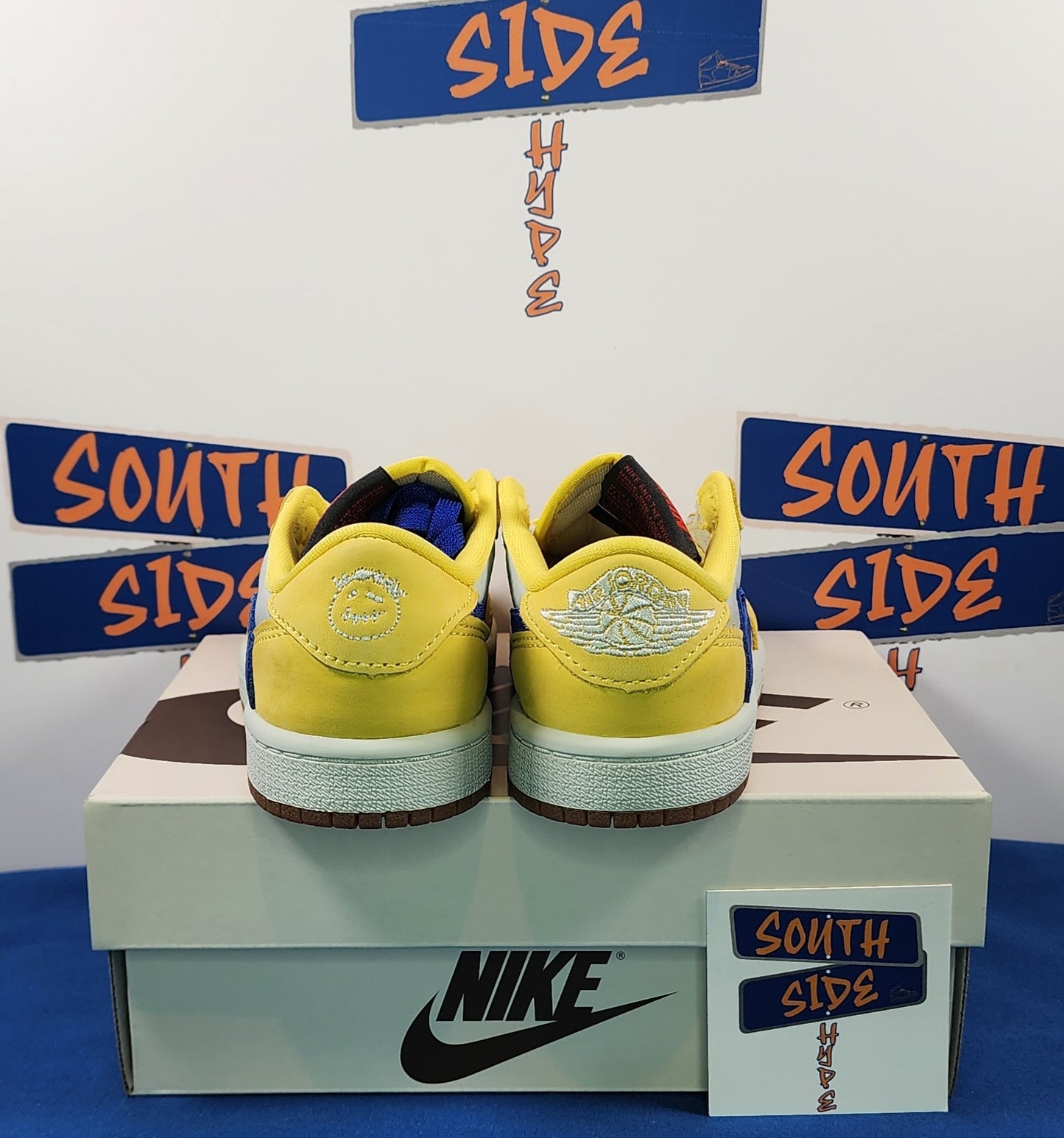 Air Jordan 1 Retro Low OG SP x Travis Scott - Canary (Kids)