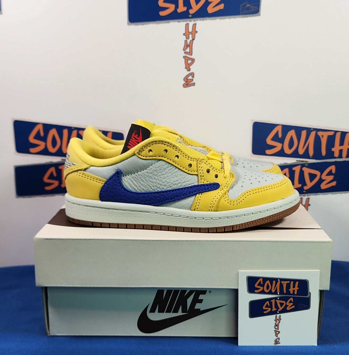 Air Jordan 1 Retro Low OG SP x Travis Scott - Canary (Kids)