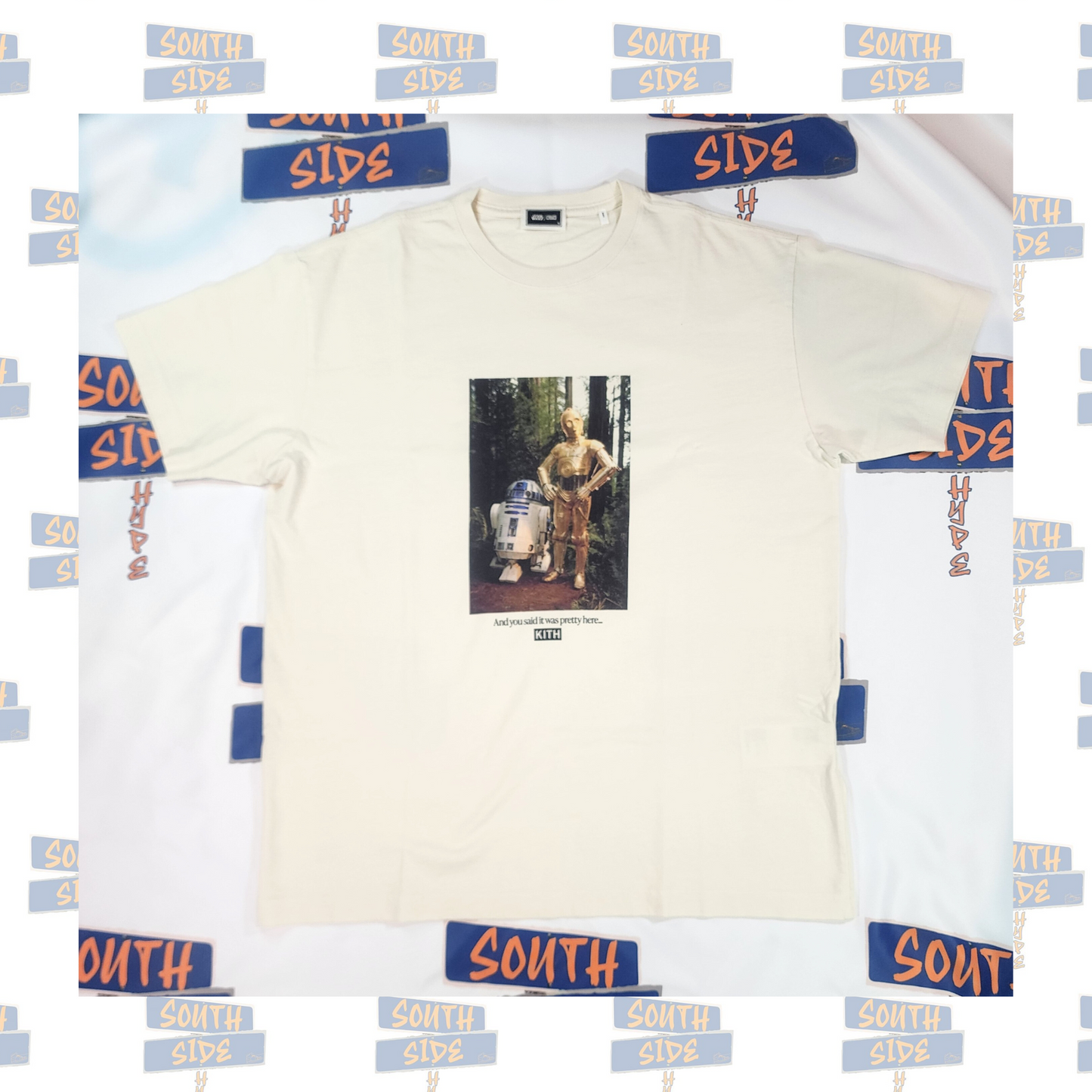 Kith x STAR WARS Droids Vintage T-Shirt -- Sandrift