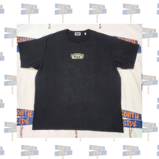 Kith x Star Wars Green Glow Vintage T- Shirt --Black