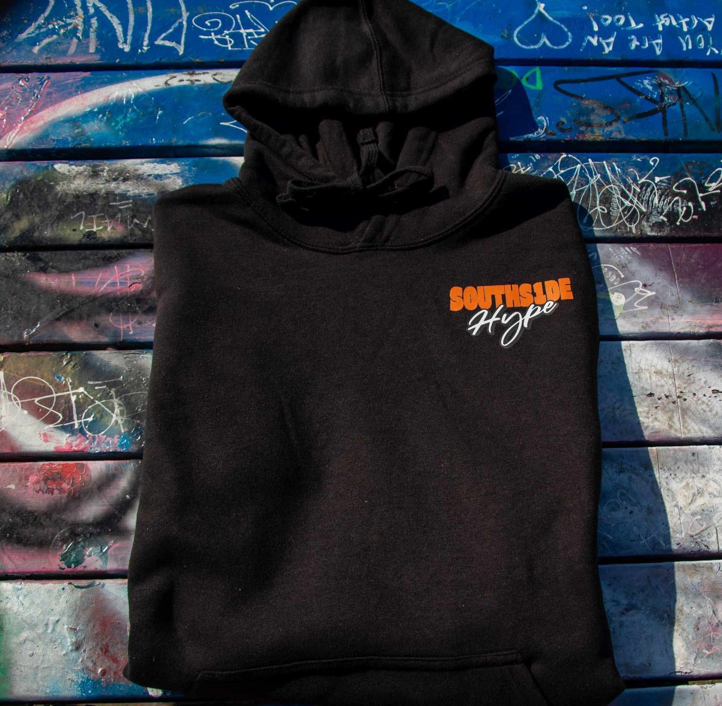 South S1de Hype - Orange & White "Find Your Fit" Independent Mid Weight Hoodie